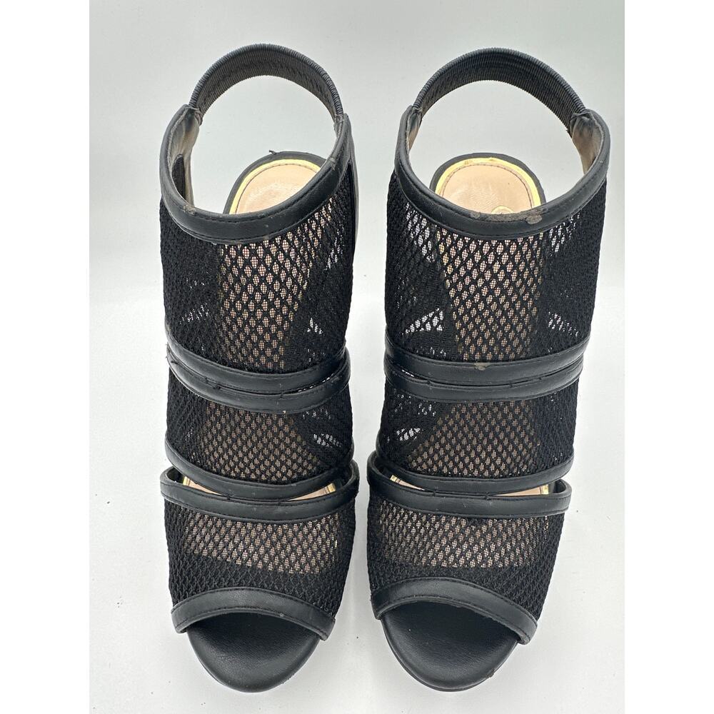 Jessica Simpson Fedelee Black Sports Mesh heels size 7.5 - Picture 2 of 5